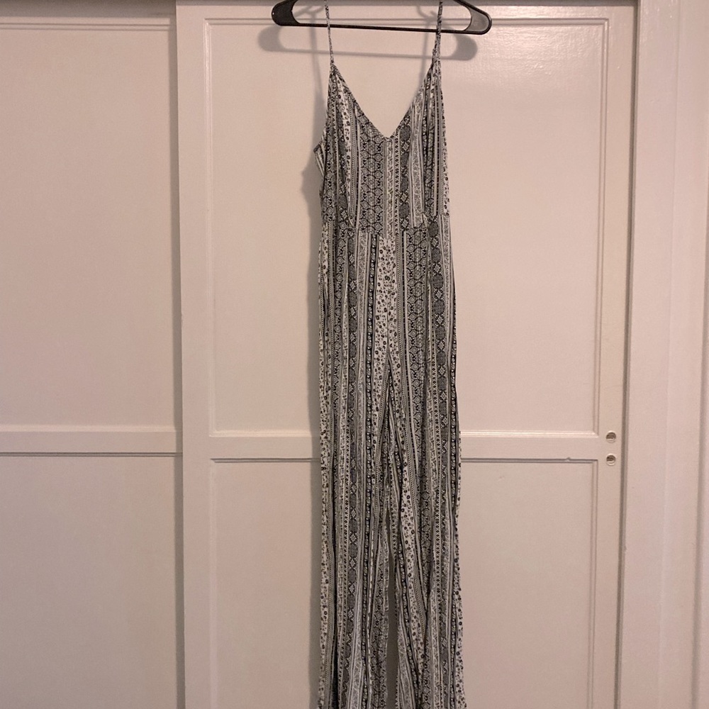 Nash Black and white Print Jumpsuit